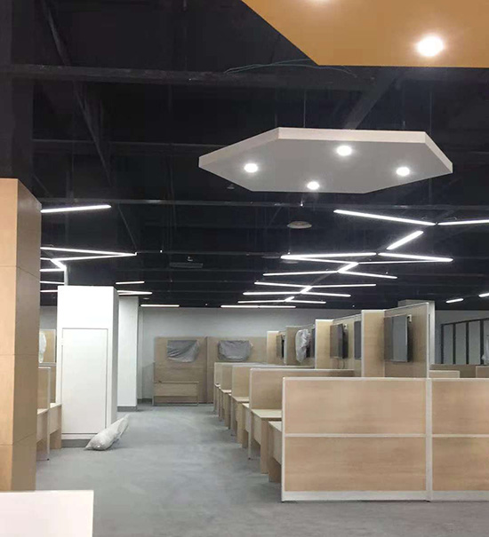 輝燁眾合無錫辦公室裝修工程即將完工啦！！！